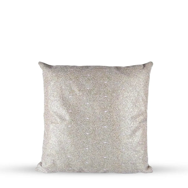 Cream Textured Woven Accent Cushion