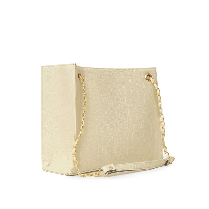 Crocodile Tote White - Leftover