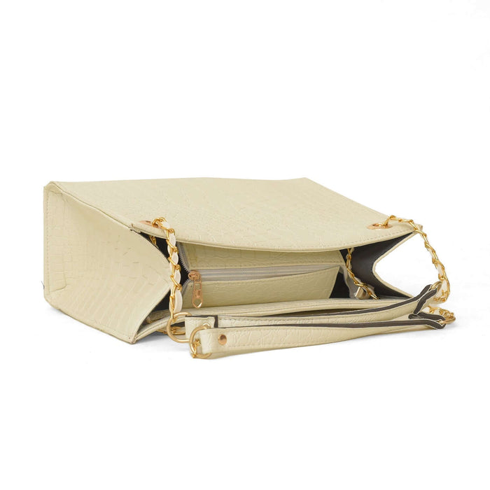 Crocodile Tote White - Leftover