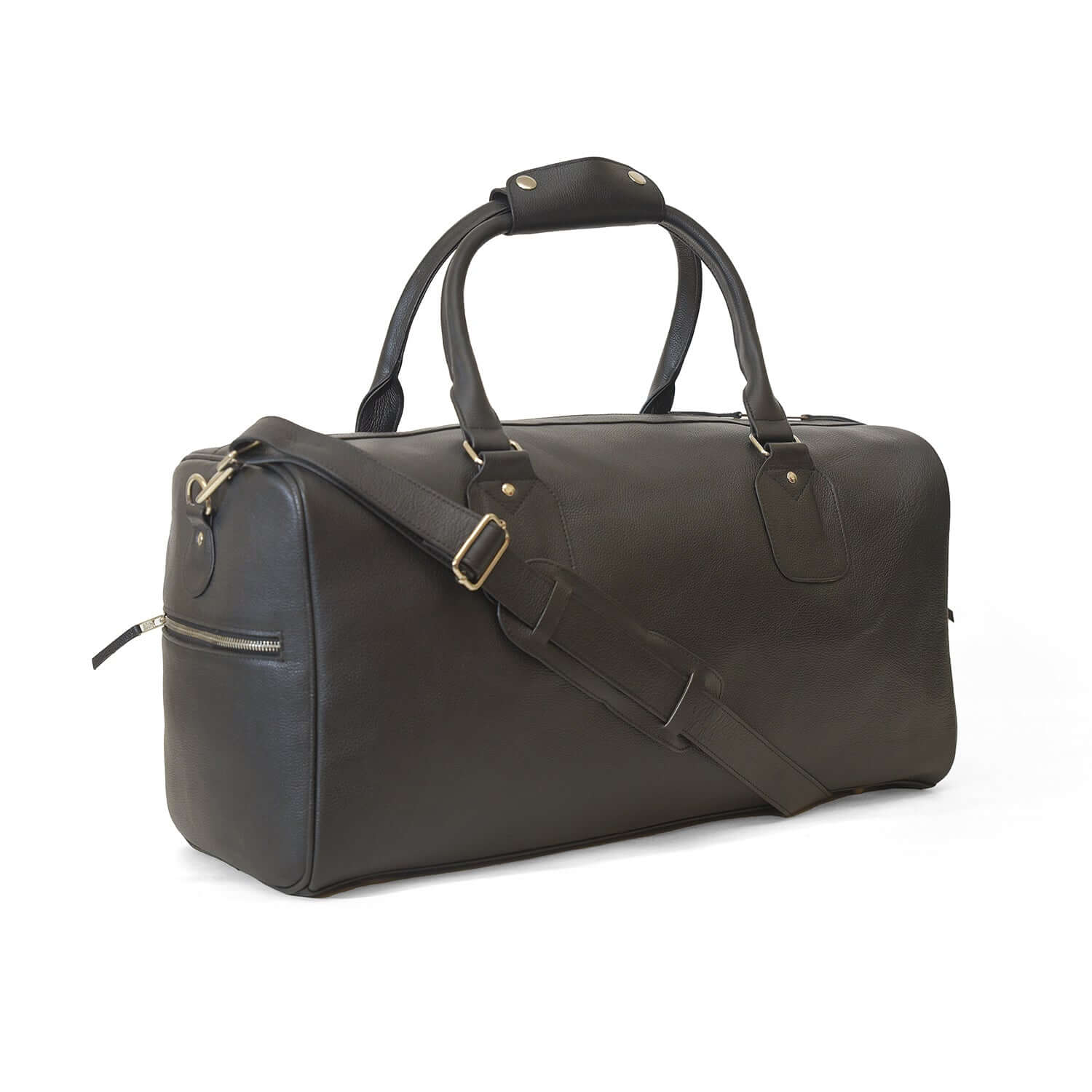 Moxi Leather Extra Large Duffel Black