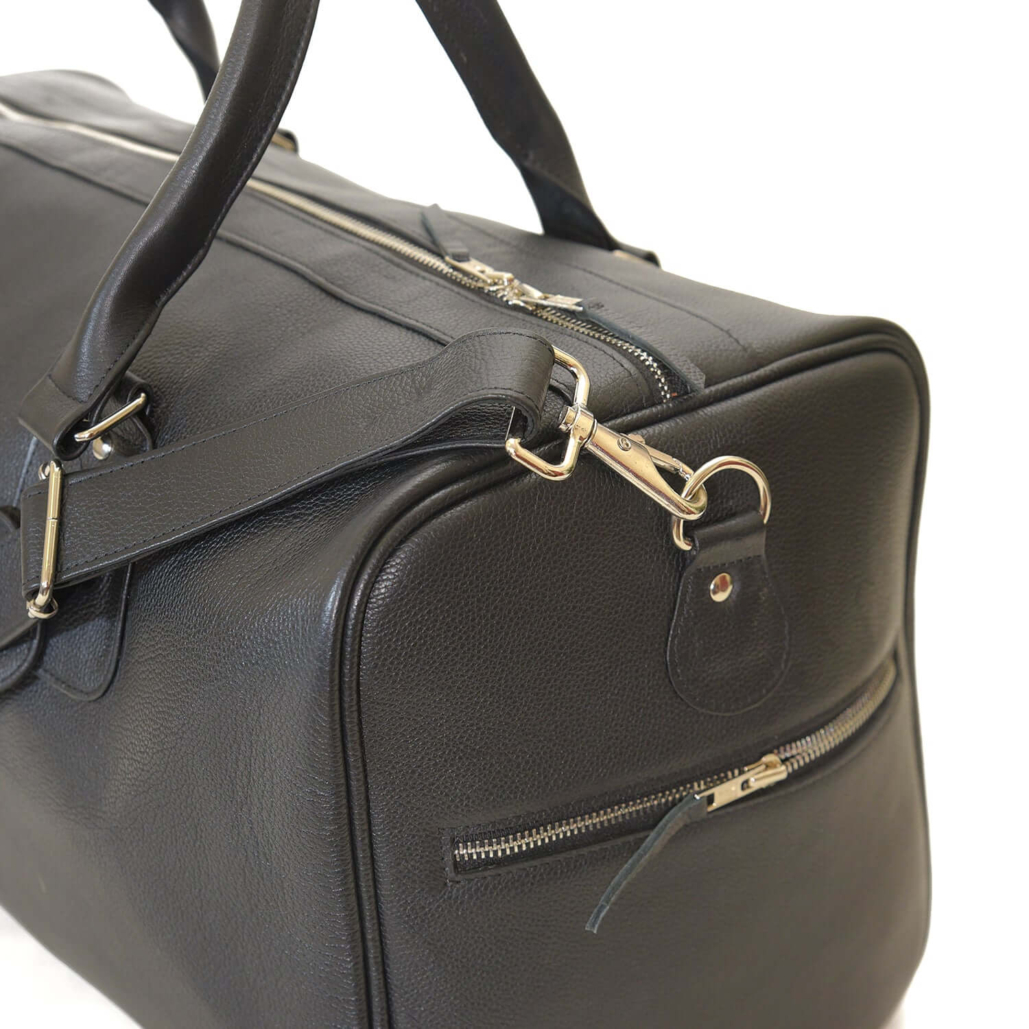 Moxi Leather Extra Large Duffel Black