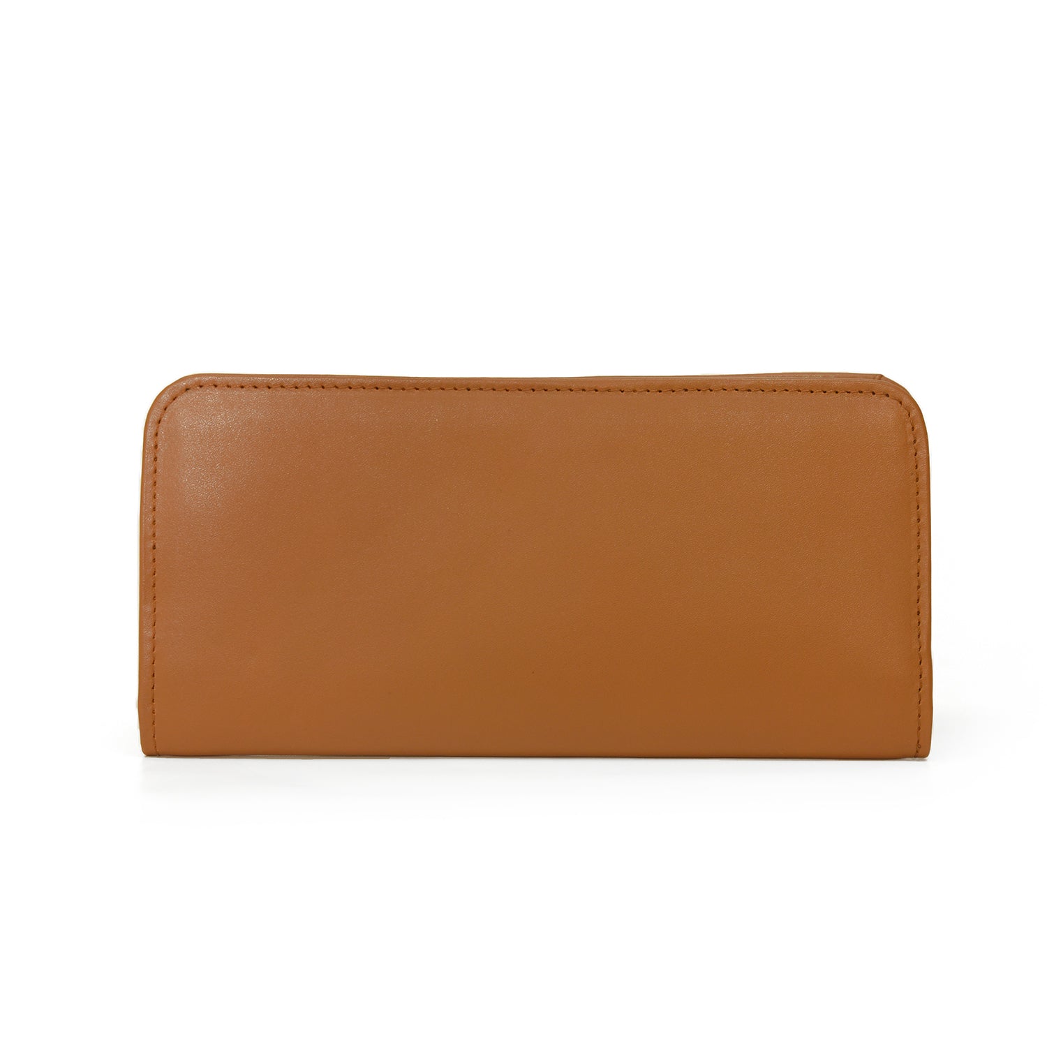 smart leather wallet brown