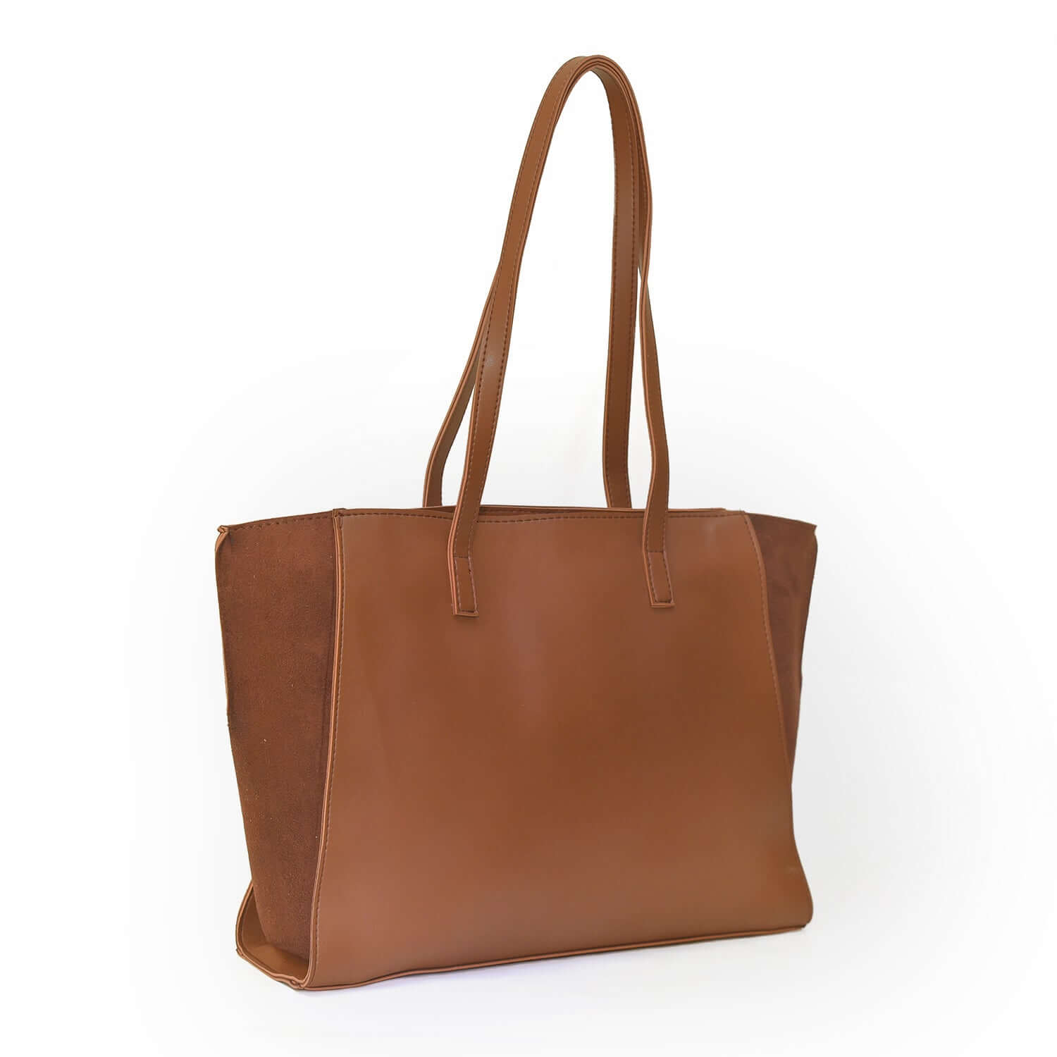 Milano Tote suede brown bag