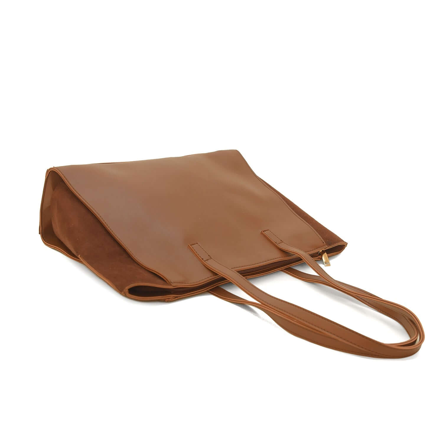 Milano Tote suede brown bag