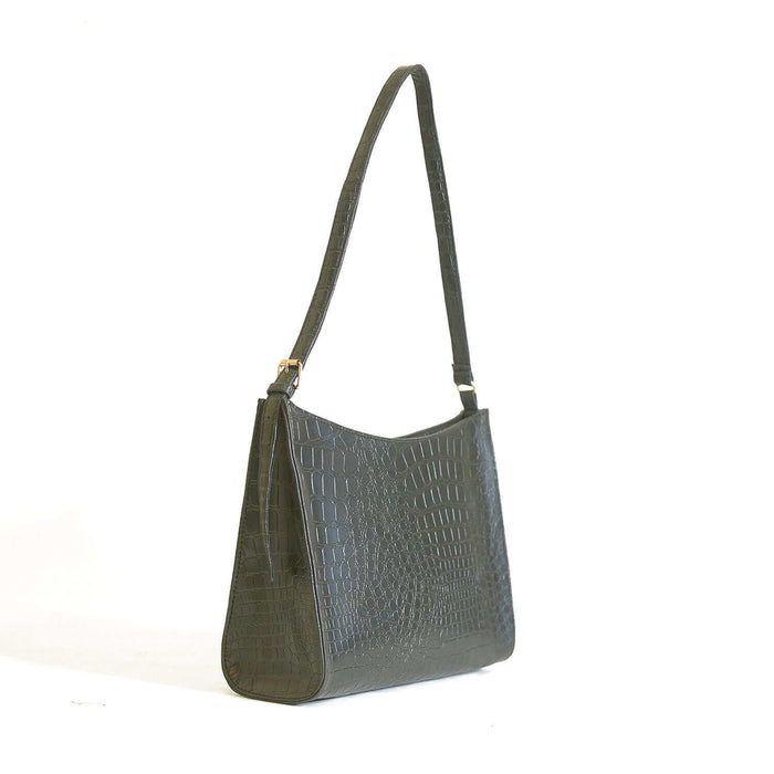 Half Moon Crocodile Black - Leftover
