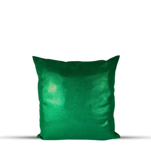 Emerald Green Shimmering Accent Cushion