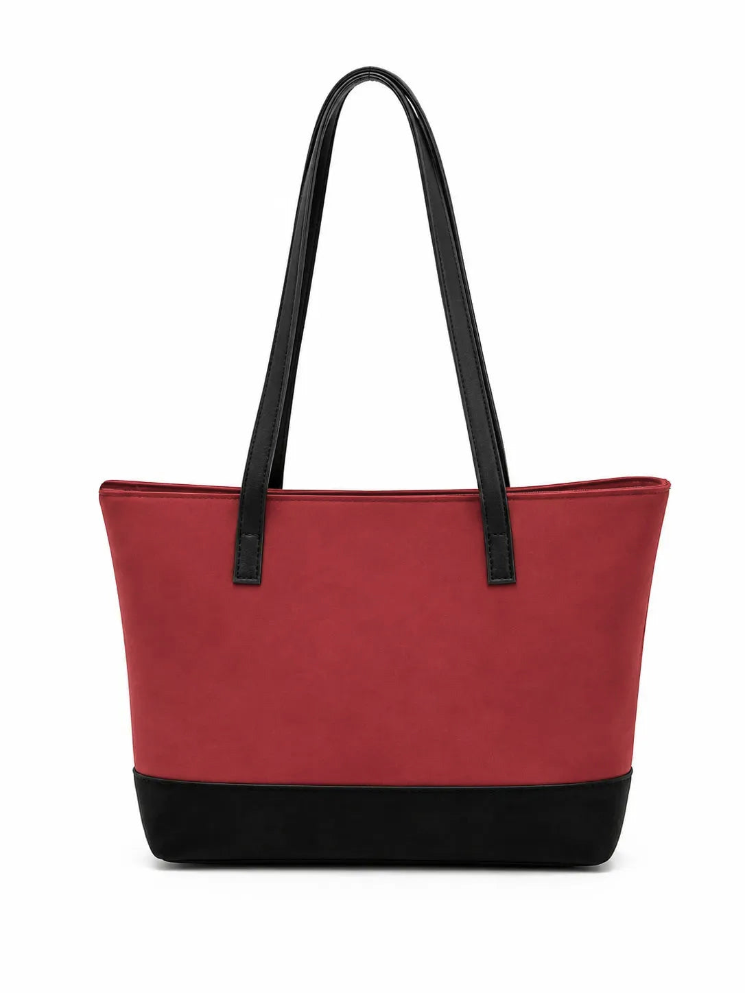 Evline Maroon/Black Suede
