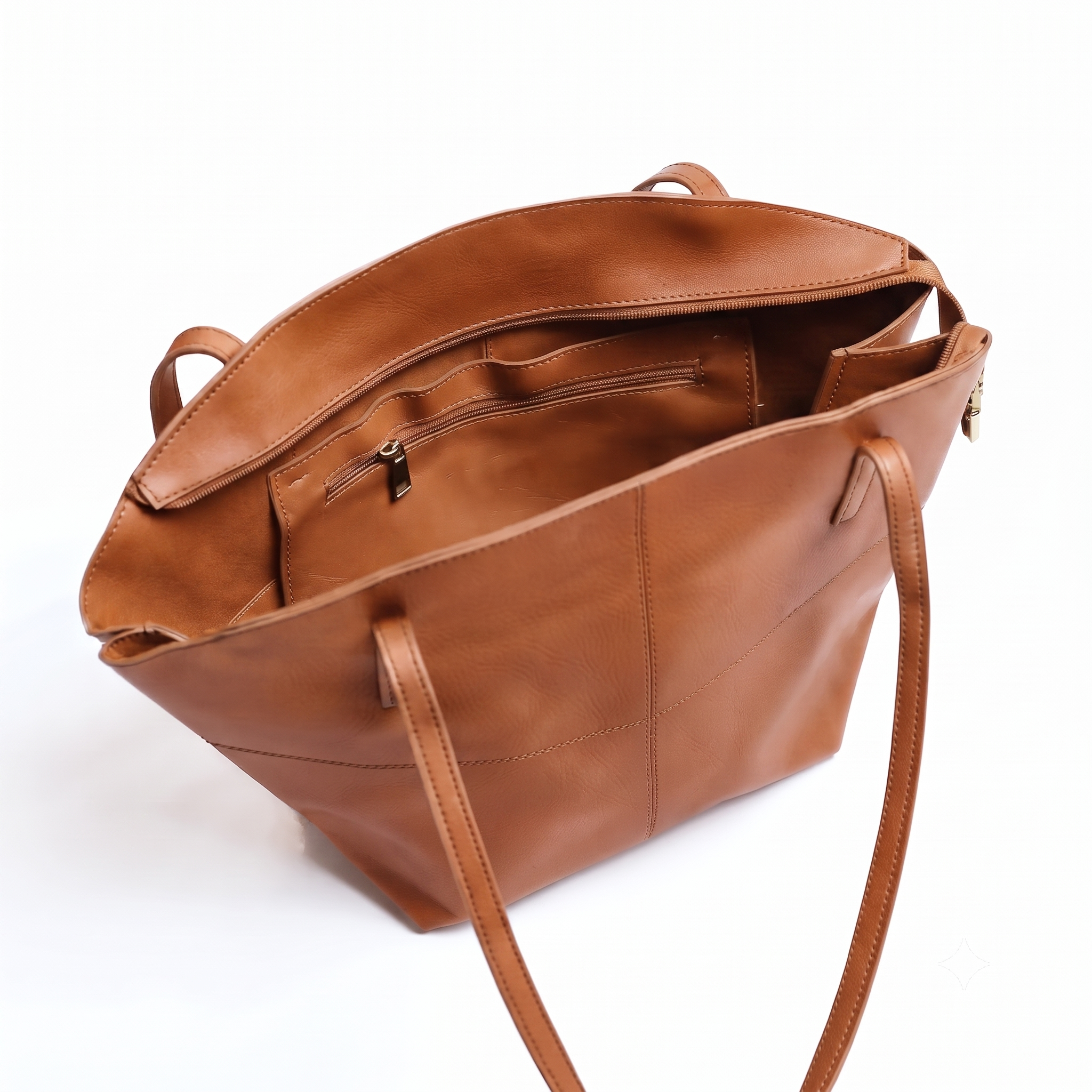 Tote Shoulder Brown