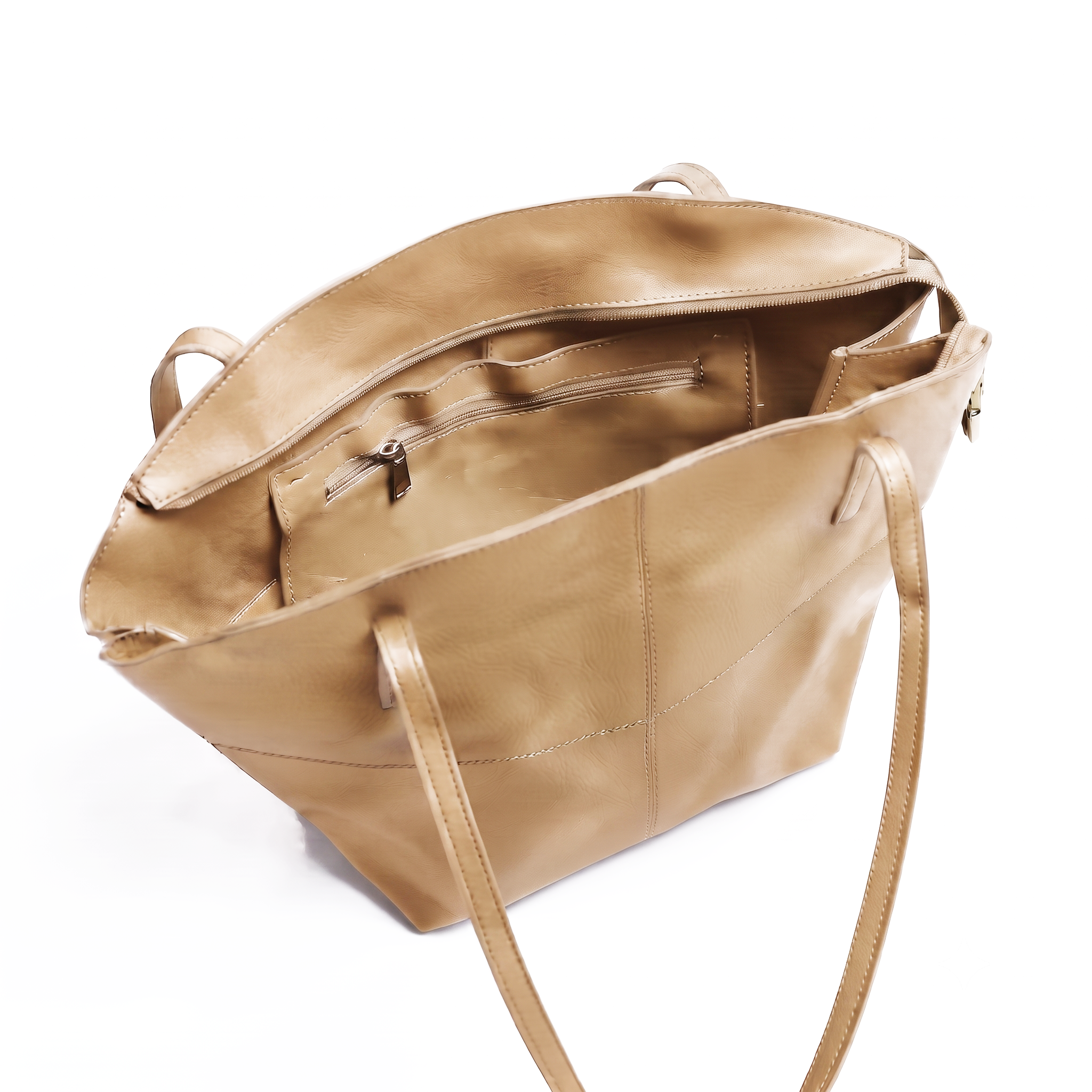 Tote Shoulder Beige