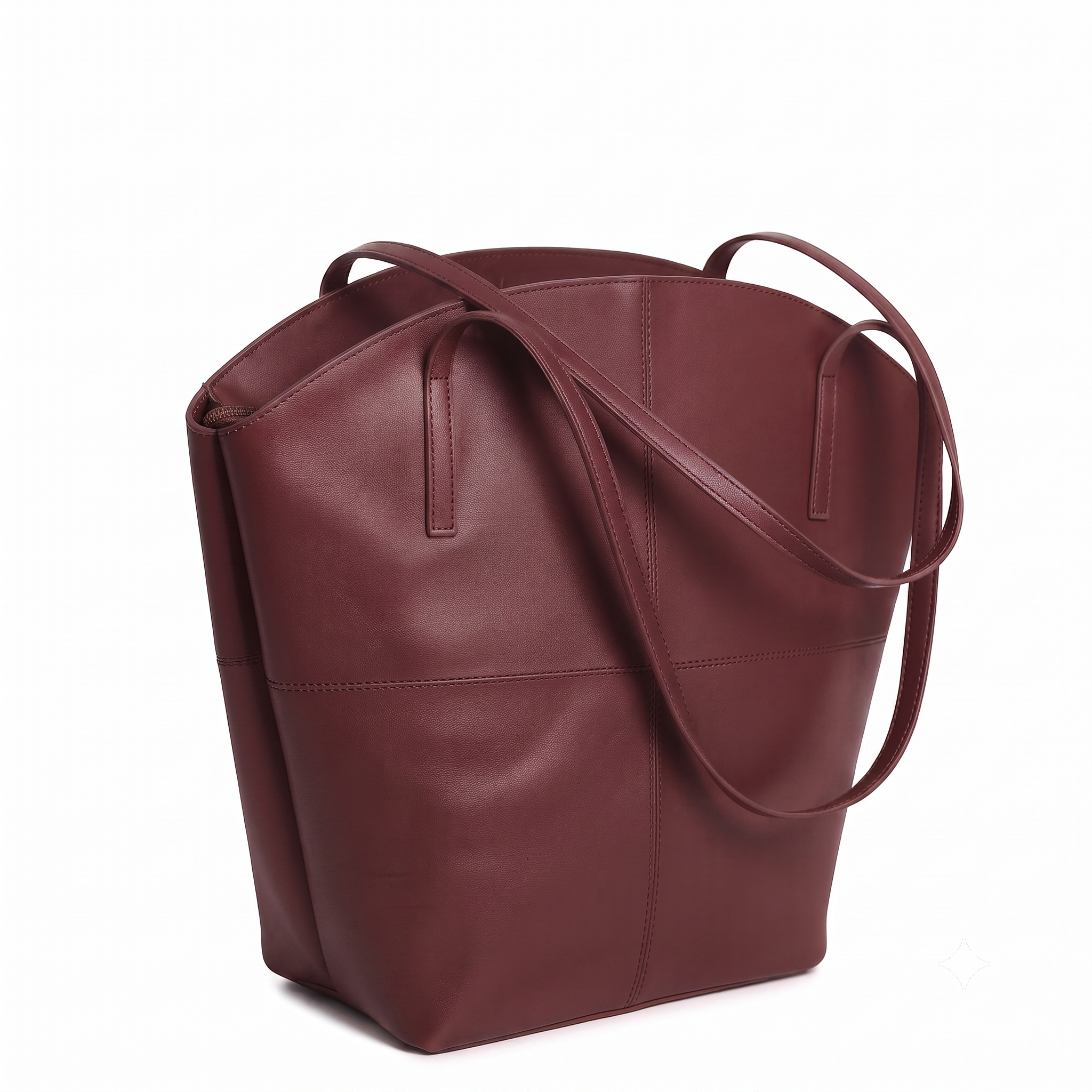 Tote Shoulder Maroon