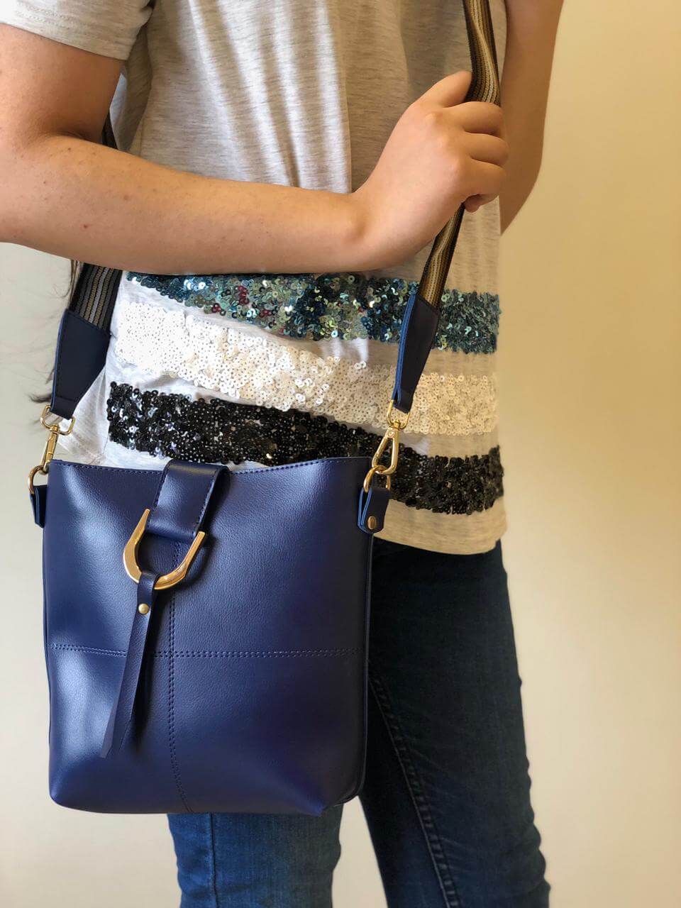Bob Blue - Leftover women's crossbody bag in blue by Bag X