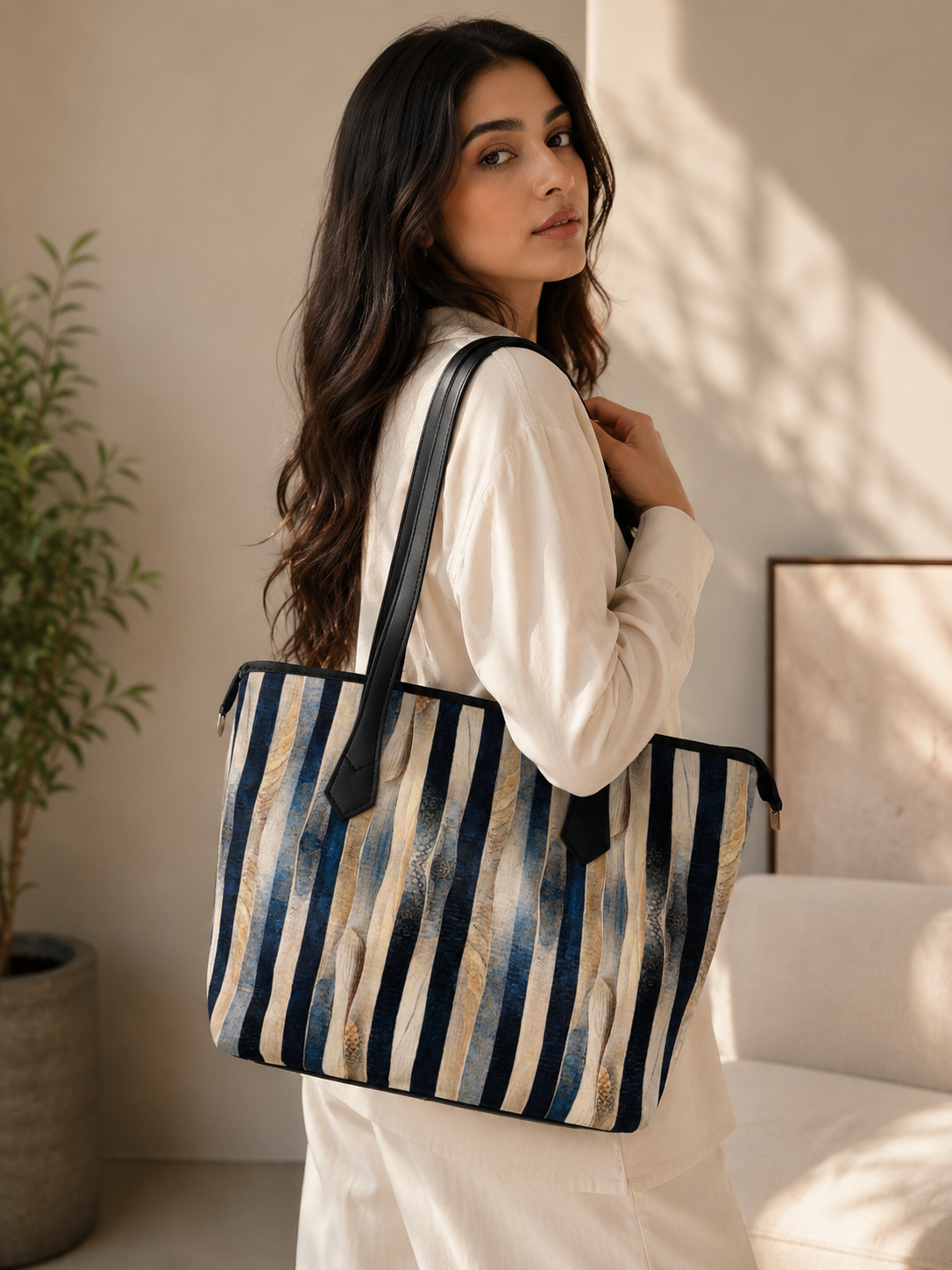 Stripe Tote