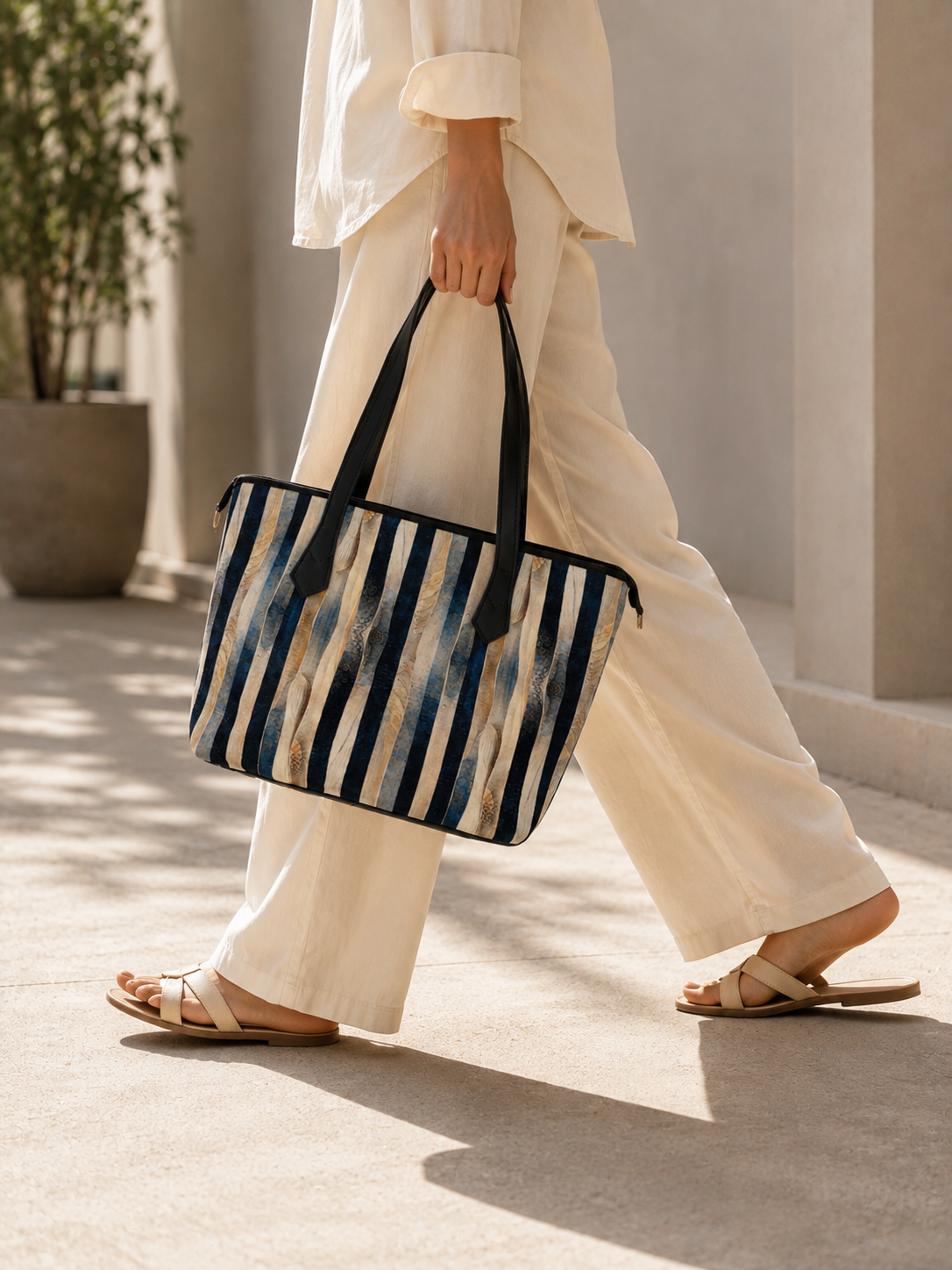 Stripe Tote