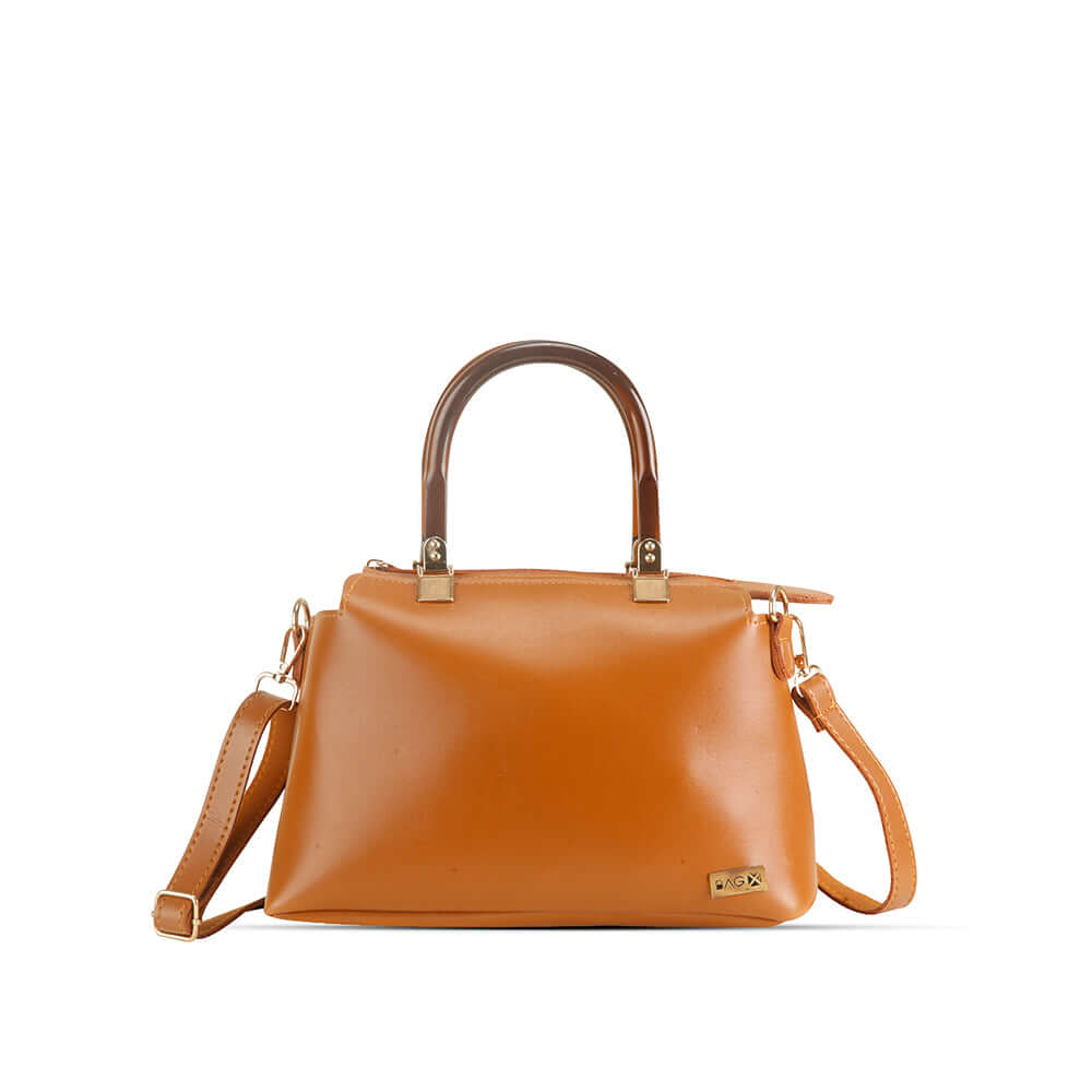 Orchid Brown - Leftover women's crossbody bag in brown by Bag X