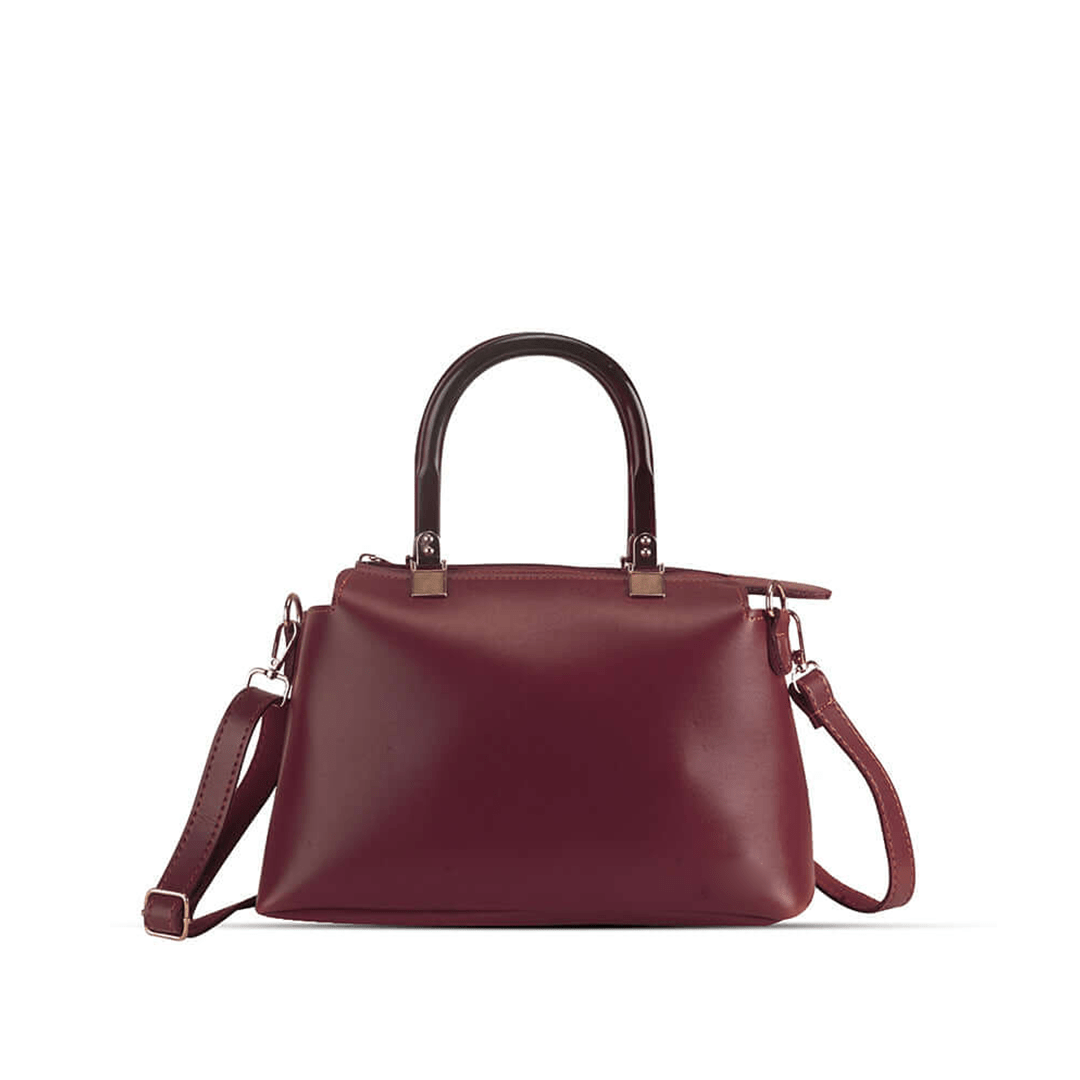 Orchid Maroon women's crossbody bag in maroon by Bag X