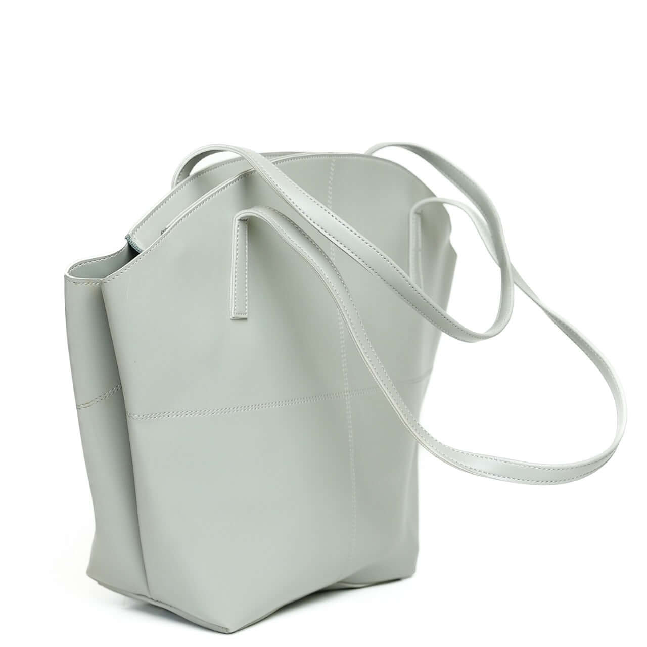 Tote Shoulder Grey - Leftover women's tote bag in grey by Bag X