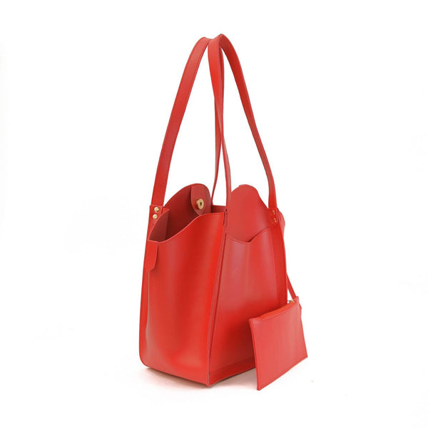 FLOWER BAG RED - LEFTOVER