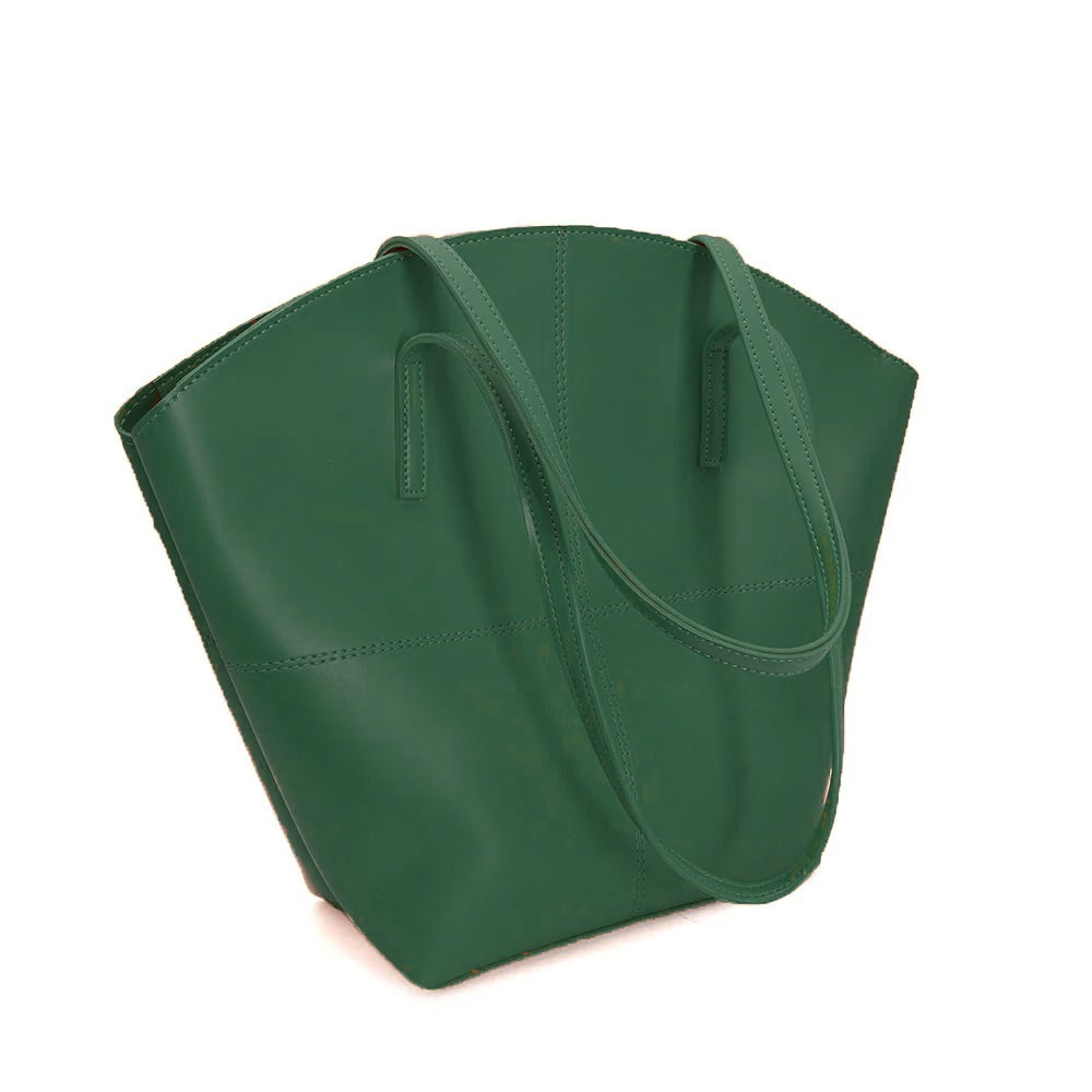 Tote shoulder green bag