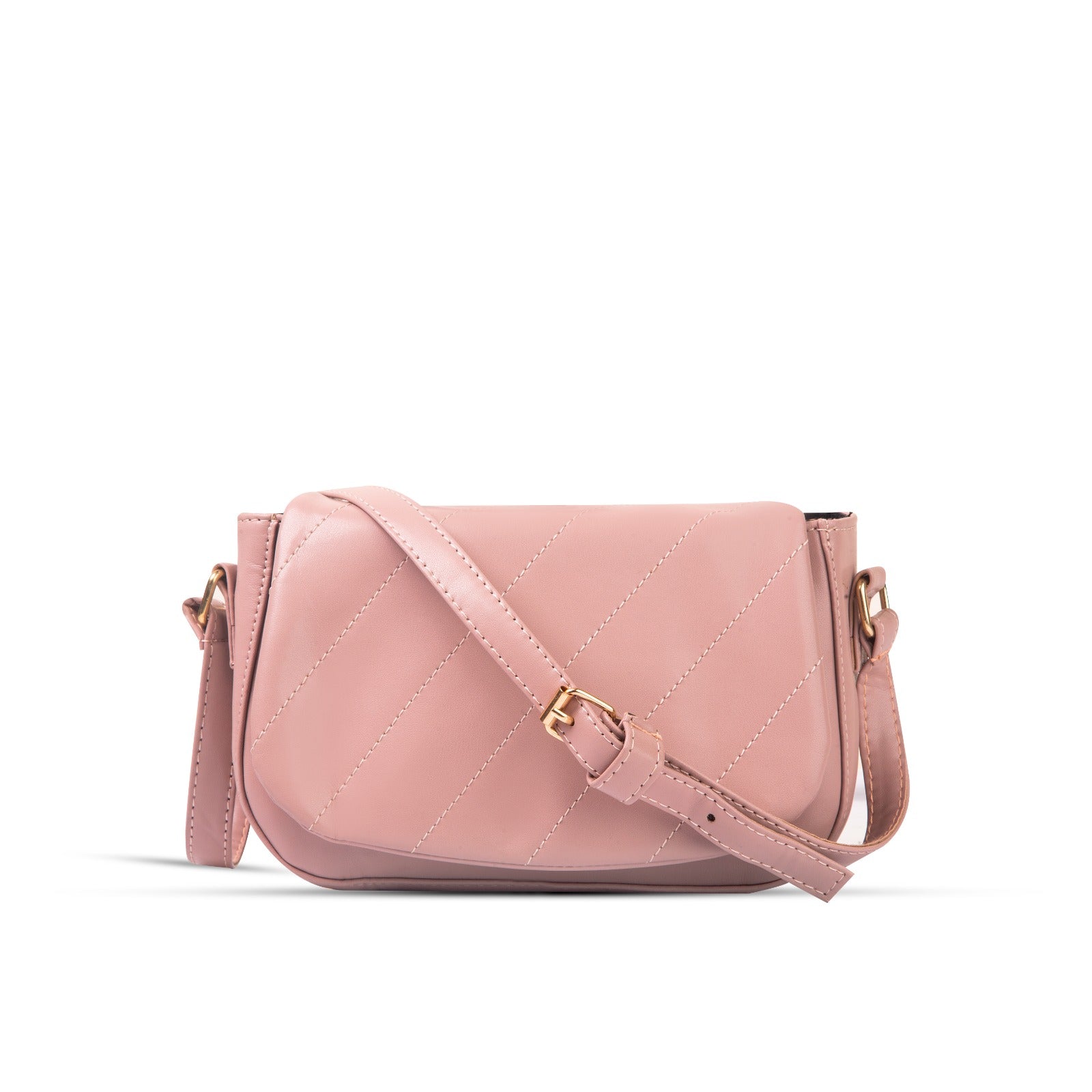 Dune Pink Flap Style Handbag