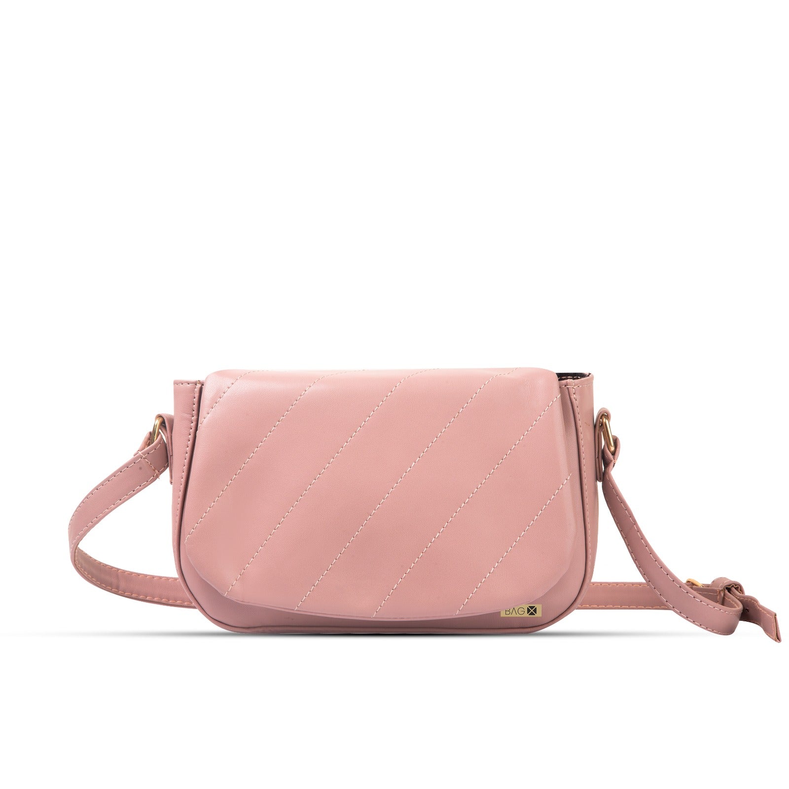 Dune Pink Flap Style Handbag