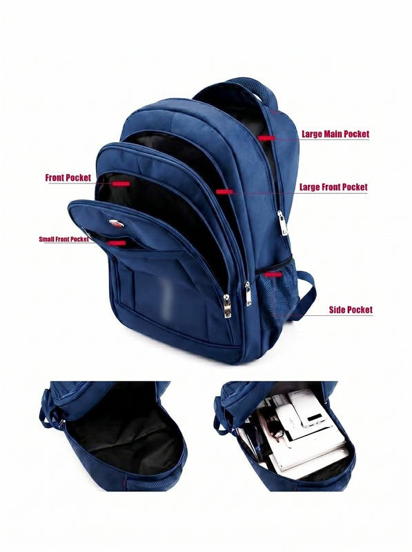 Men Laptop Backpack Blue SG
