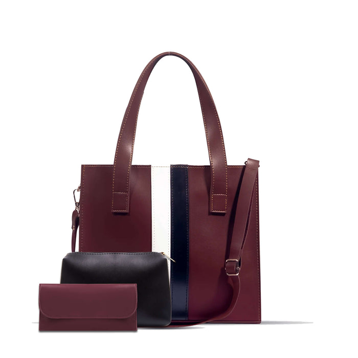 Baku 3 Pcs Maroon