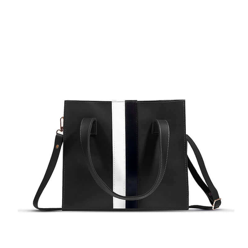 Baku 3 Pcs Black - Leftover women's wallet & clutch in black by Bag X