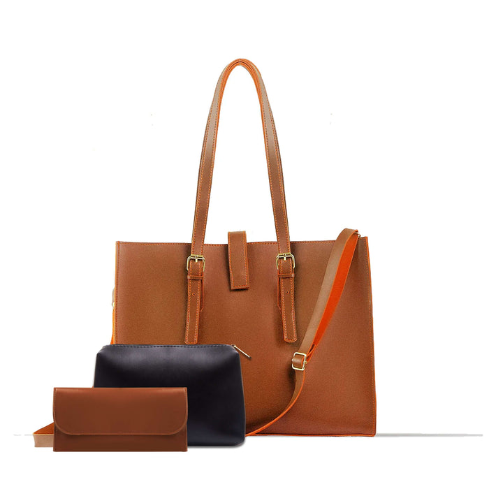 Blossom 3 Pcs Brown