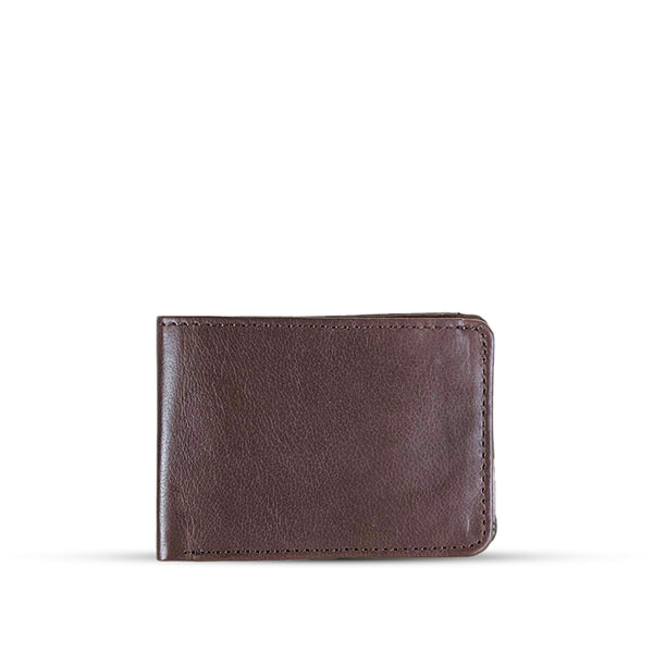 Bi-fold Leather Wallet $ Choco