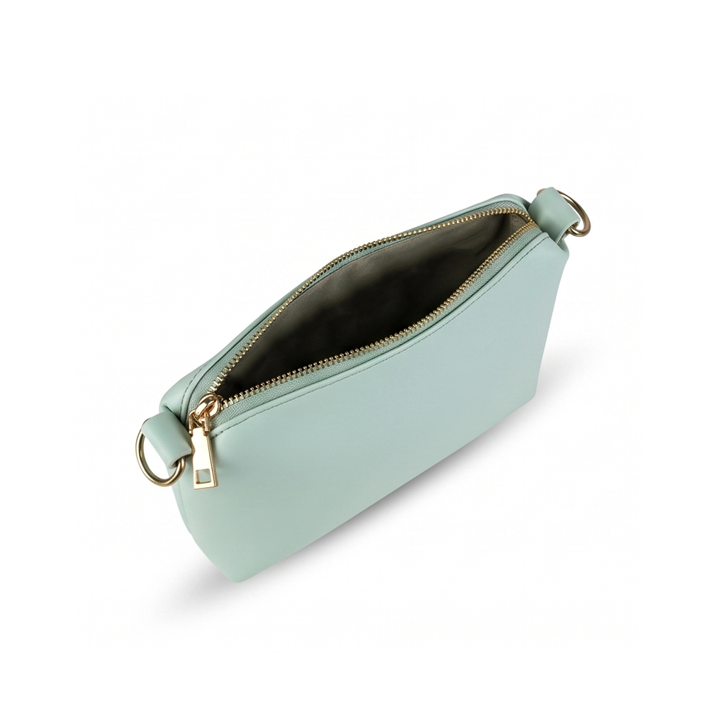 Crimson Pouch Aqua Green