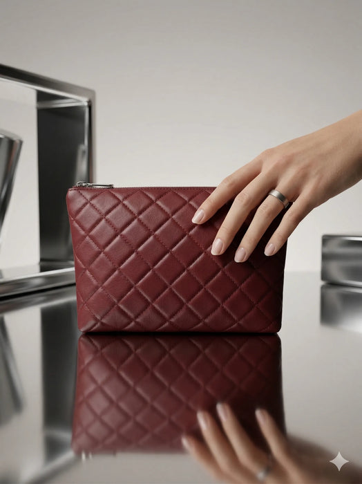 Fizz Makeup Pouch Maroon