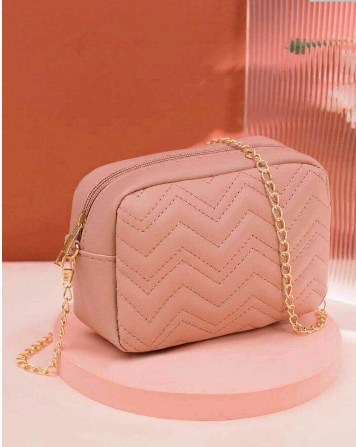 Aura Pink - Leftover women's crossbody bag in pink by Bag X