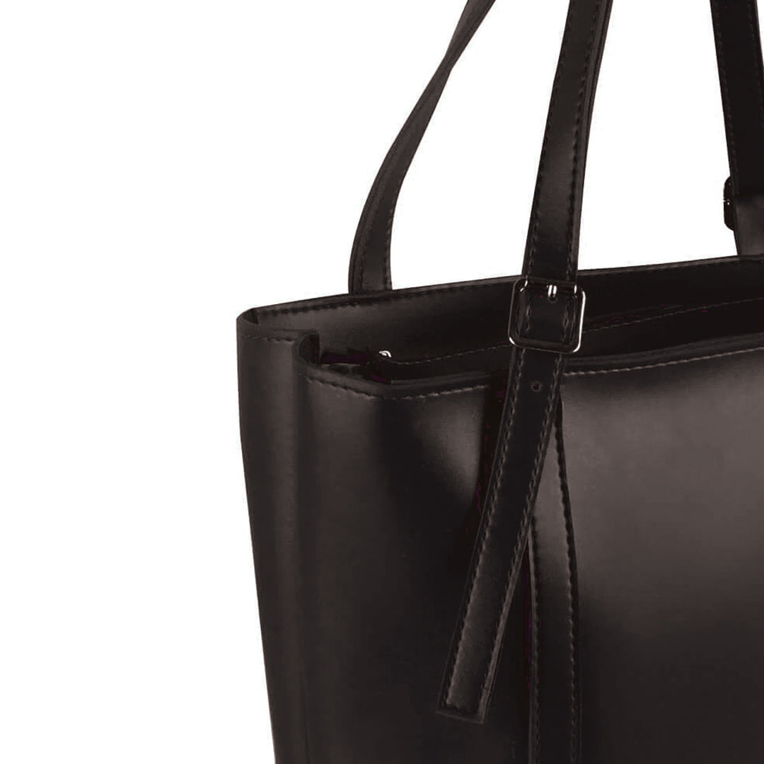 June Black - Leftover women's handbag in black by Bag X