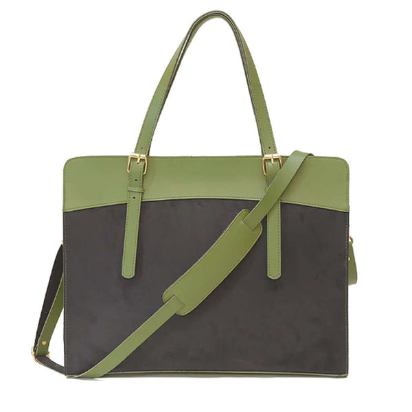 OLIVE LAPTOP BAG - LEFTOVER