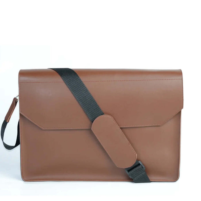 Laptop Bag Brown Verticle - Leftover
