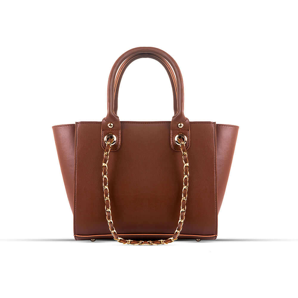 Plush Brown Handbag