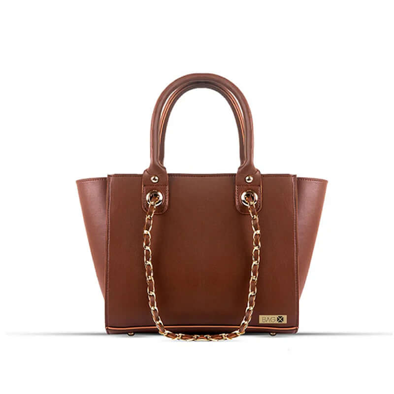 Plush Brown Handbag