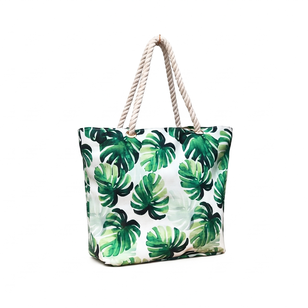 Tropical Canvas Tote