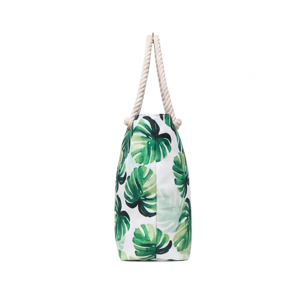 Tropical Canvas Tote