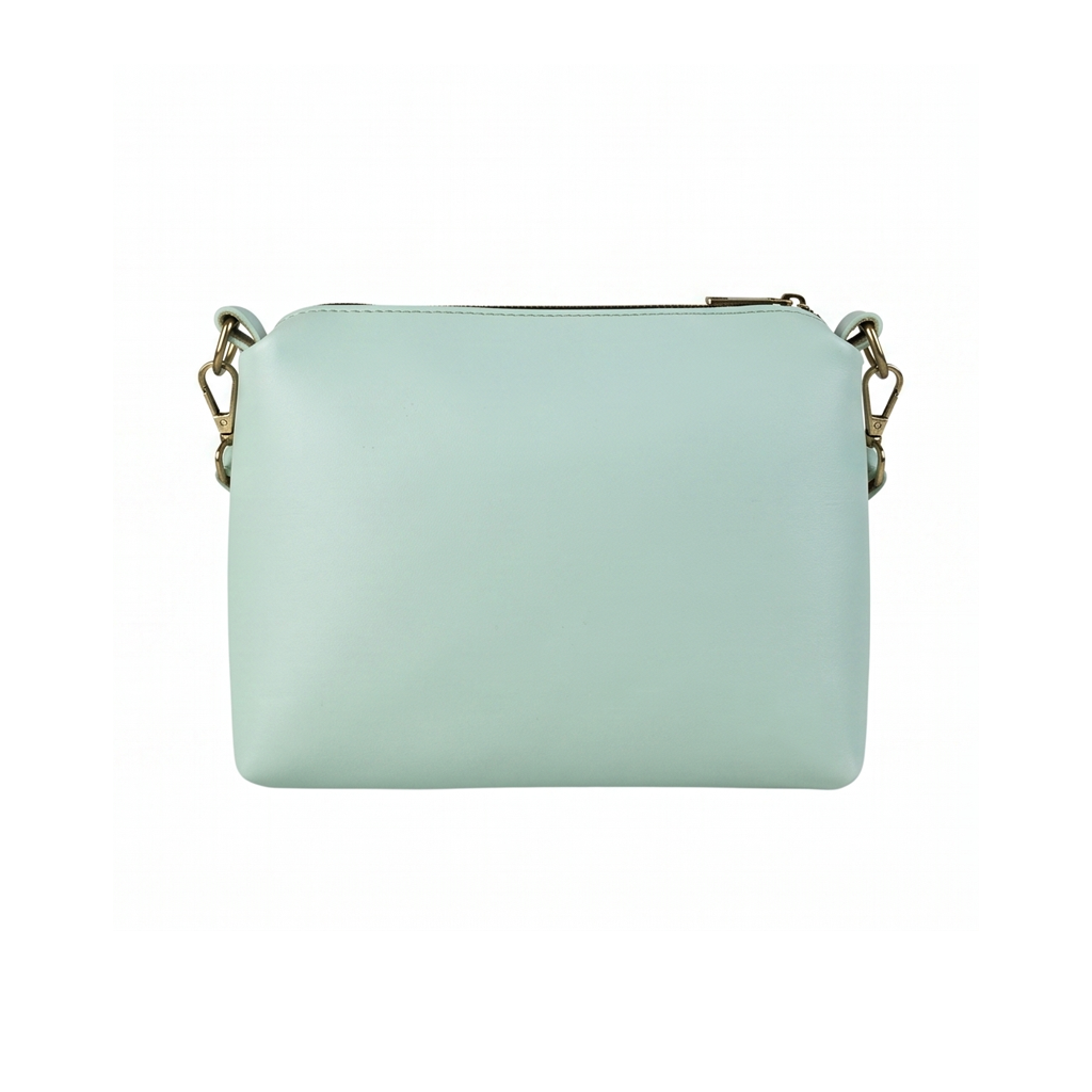 Crimson Pouch Aqua Green