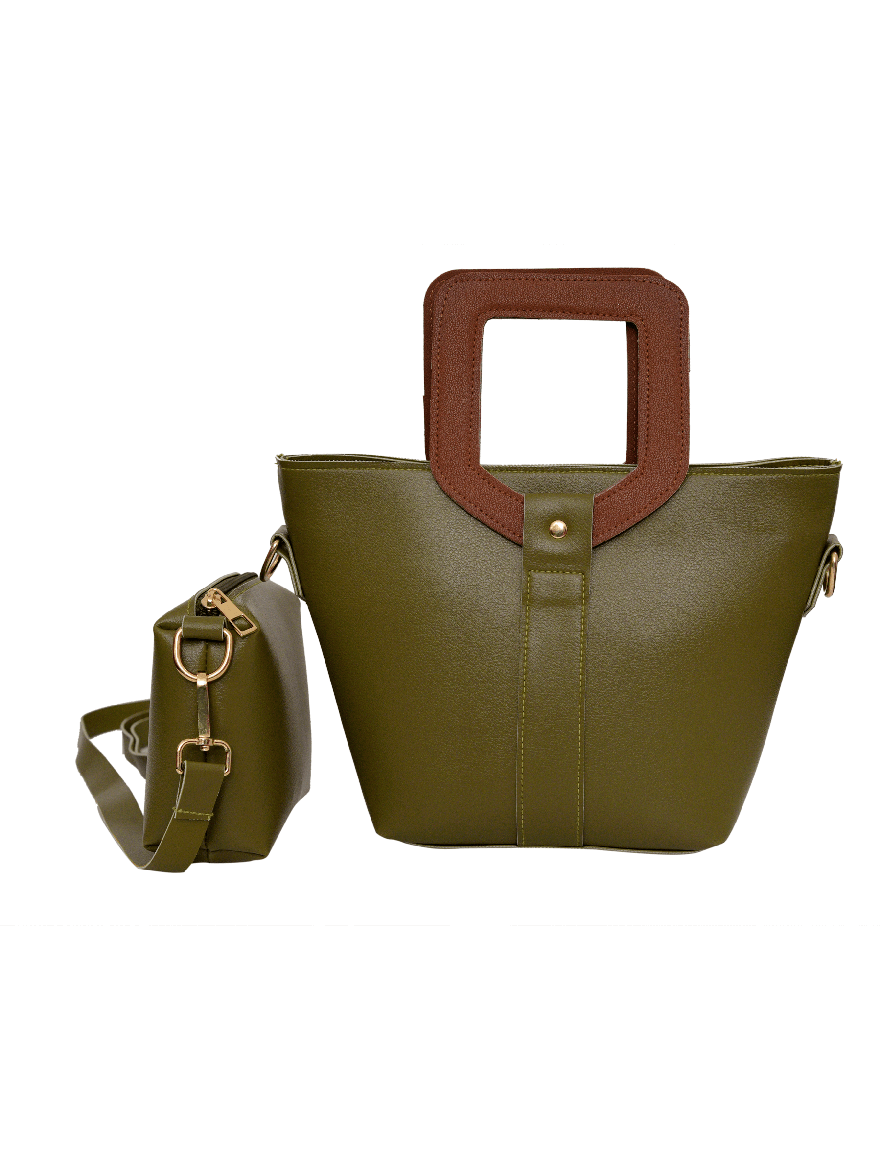 VOYAGE GREEN HANDBAG