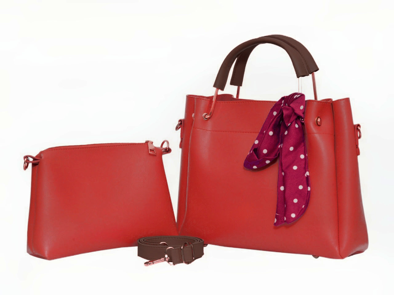 MOSCOW MEDIUM RED BAG